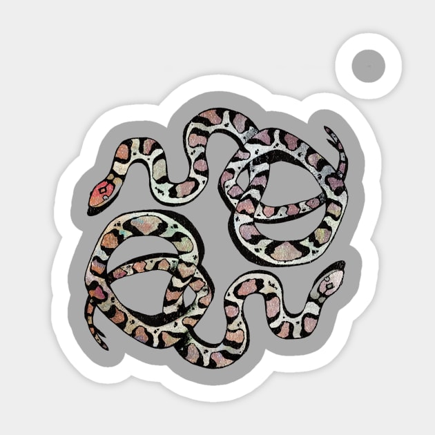 Scarlet Snakes Sticker by heyinstigator